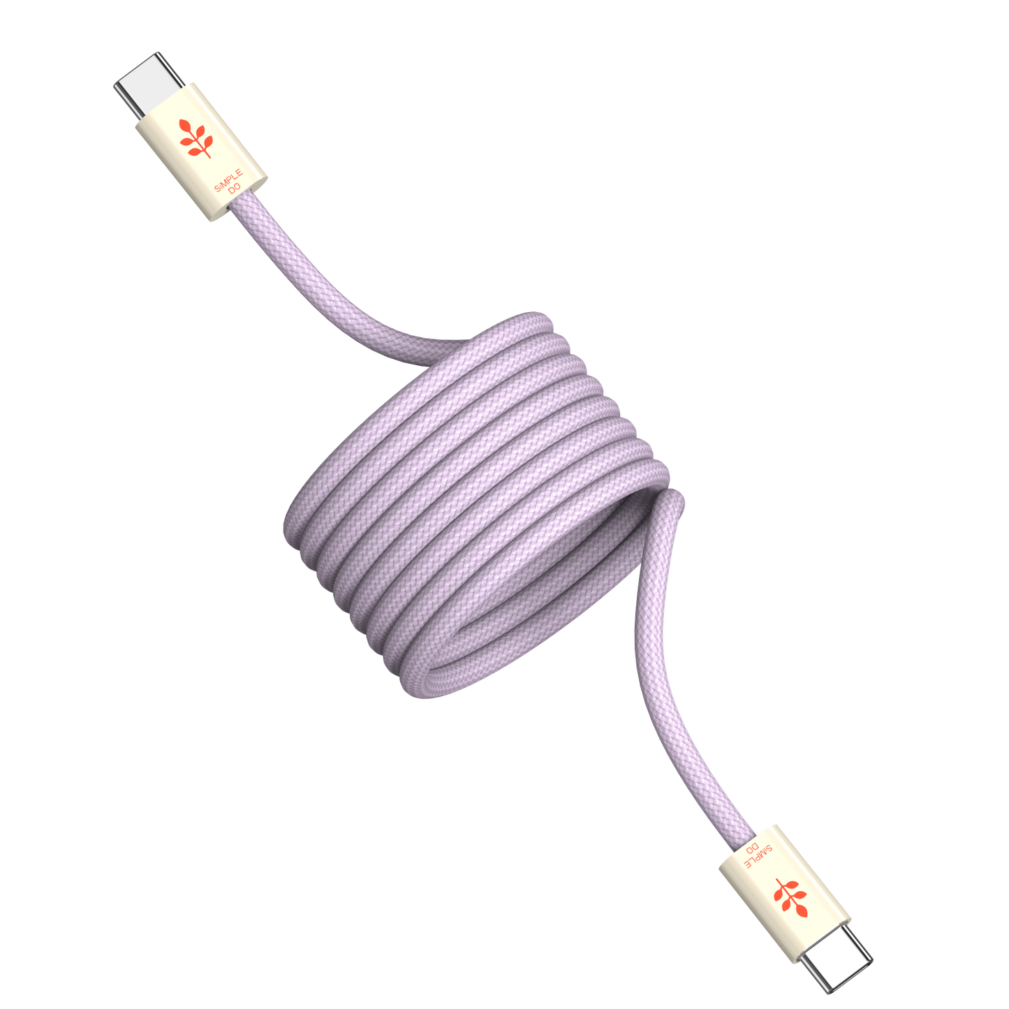 MagVine Nylon Braided Magnetic Charging Cable, 100W, Type C-C (1.2M), Army Green