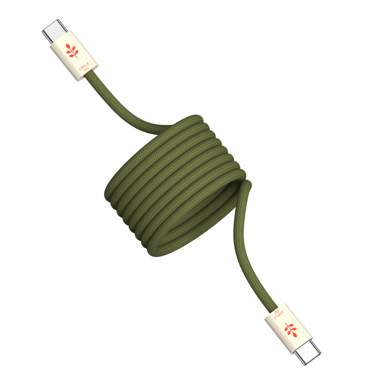 MagVine Nylon Braided Magnetic Charging Cable, 100W, Type C-C